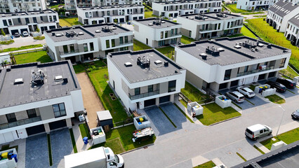 townhouse house new district modern architecture Wroclaw Poland