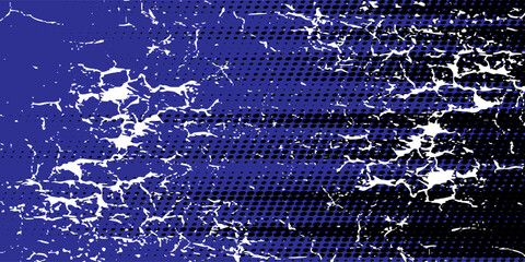 Abstract speed lines style blue color halftone banner design template.Dots halftone white blue color pattern gradient grunge texture background. Dots pop art comics sport style white and black