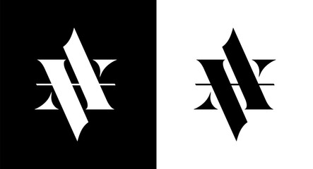 Initial luxury and modern letter AA logo icon design template vector, Initial Based Alphabet Icon Logo