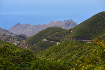 Anaga mountain peaks near Taganana