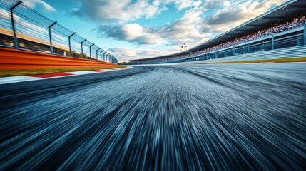 F1 Formula One racing track motion blur background