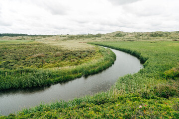 River Estuary Meeting the Ocean – Dynamic Coastal Landscape