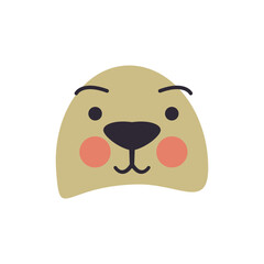 vector head funny cartoon