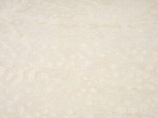 Pure white erable veneer surface with soft, organic patterns offering a serene and clean aesthetic