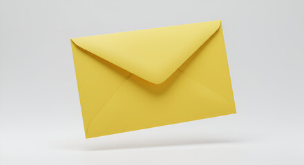 Yellow Envelope Mockup