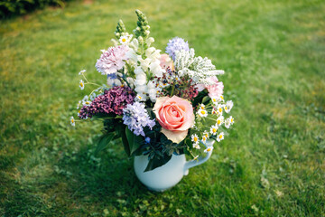 Burst of Colorful Blooms