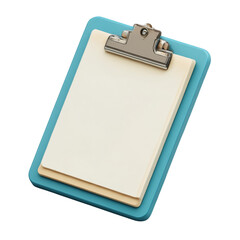Blank clipboard ready for notes, ideal for business, education, or creative projects, Isolated on transparent Background