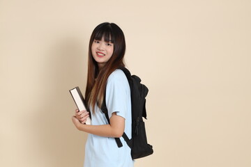 Fototapeta premium 20s Asian Woman in casual clothes