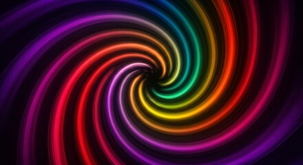 Obraz premium Psychedelic spiral swirl
