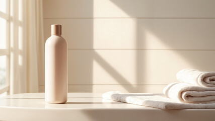 spa still life with towel