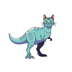 Selbstklebende Fototapeten vector illustration of a cat © Standar_Word