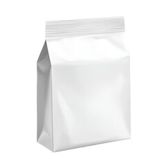 Blank White Packaging Pouch Mockup Product Design Template