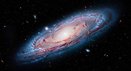 Spiral galaxy in deep space (23)