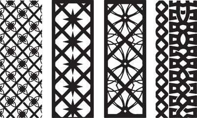 Elegant Laser Cut Panel Bundle | 30+ Decorative Geometric Silhouette Designs for CNC & Cricut