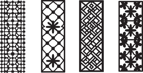 Elegant Laser Cut Panel Bundle | 30+ Decorative Geometric Silhouette Designs for CNC & Cricut