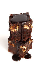 Nut Brownie, Homemade German Chocolate Cake, Chocolate Peanuts Cake, Brownie Square Piece