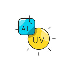 Sterile Field Icon, UV Zone Maintenance Robot.