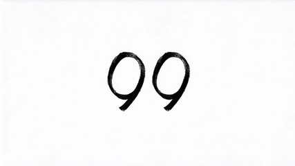 Number 99 Icon,Inverted Number 66