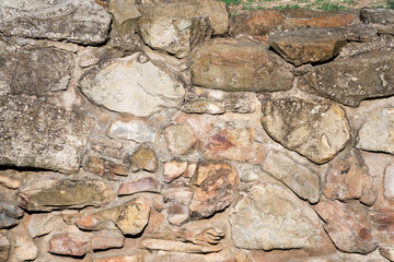 Backgrounds of the old stone wall.