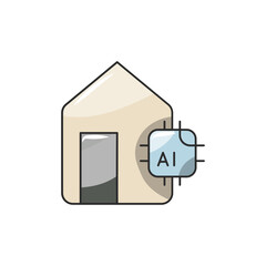 Ambient Check Icon, Home AI Environment Monitor.