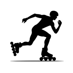  Rollerblade  Silhouette ,  Rollerblade vector
