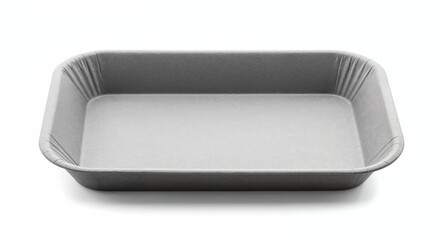 Paper tray liner isolated on white, close-up view, crisp smooth or embossed surface, minimal
