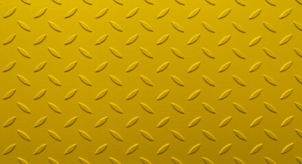 A textured yellow surface with a repeating diamond pattern.  Subtle shadowing enhances the 3D effect