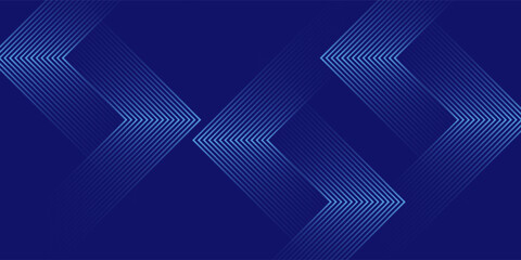 Obraz premium Futuristic abstract background with overlap layer. Modern geometric shapes lines design elements. Glowing blue lines. Future technology concept. vector illustration