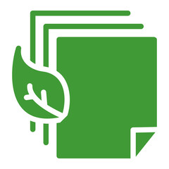recycling paper icon