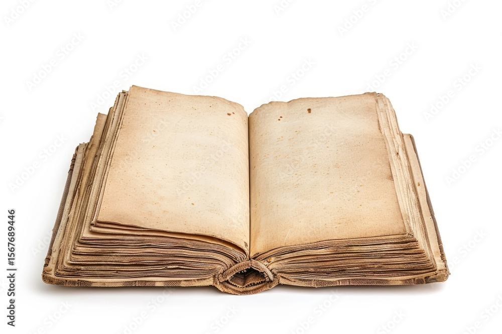 Poster high resolution image of book isolated on white background
