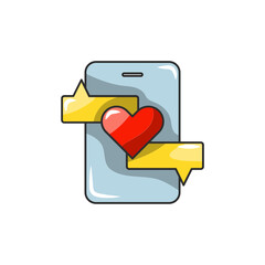 Conversation Health Icon, Chat Bubble Wellness Assessor.