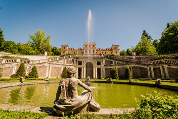 Turin, Italy July, 21st, 2025. Villa della Regina, the Queens Villa, on the hills of Turin is now closed for restoration.