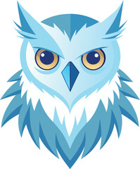Obraz premium Ice Phoenix Warrior Bird Vector
