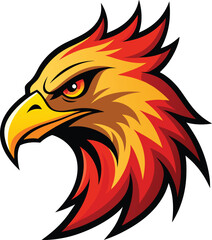 Obraz premium Golden Hawk Vector Mascot