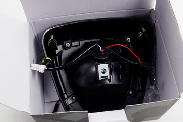 motorcycle rear light spare parts in the box