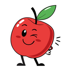 Halthy Apple Fruit Food Vactor