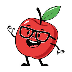 Halthy Apple Fruit Food Vactor