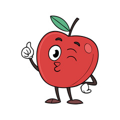 Halthy Apple Fruit Food Vactor