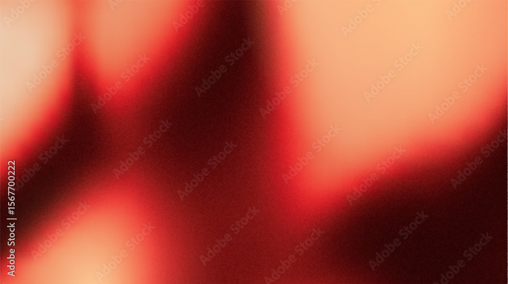 Poster red gradient with noise texture and black grainy dark background. abstract paper color with grunge l