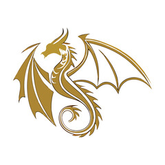 Fototapeta premium Set of three dragons