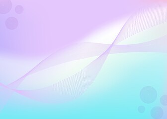 Clean and modern pastel background with abstract wavy lines in pink and cyan gradient tones. Perfect for tech, finance, and branding.