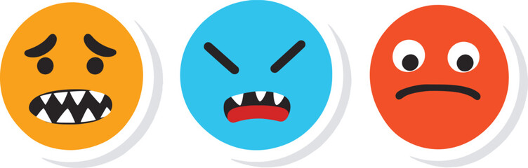 Fototapeta premium red and blue eyes