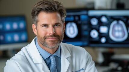 Urologist consults with patient in medical office discussing treatment options and providing care for urological concerns