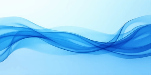 Bright sky blue abstract wave background with glowing motion and smooth ripple texture