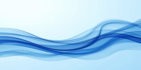 Vibrant blue wave abstract background with strong glowing motion and soft ripple patterns