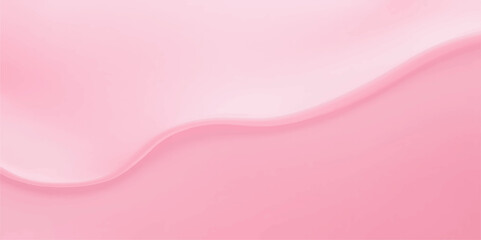A flowing pink silk texture with elegant waves creates a soft and shiny abstract background