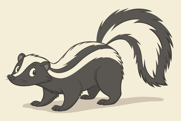 Nature & Wildlife Illustrations: Skunk, Maine Coon, Dolphin, Puffin, Duckling, Dove, Red Kite, Lynx, Raccoon, Kingfisher, Hummingbird, Kid Flying Kite, Civet, Okapi, Lemur, Falcon, Magpie, Nightjar, W