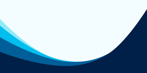 Obraz premium Blue Wave Abstract Background for Corporate Business Banner Template