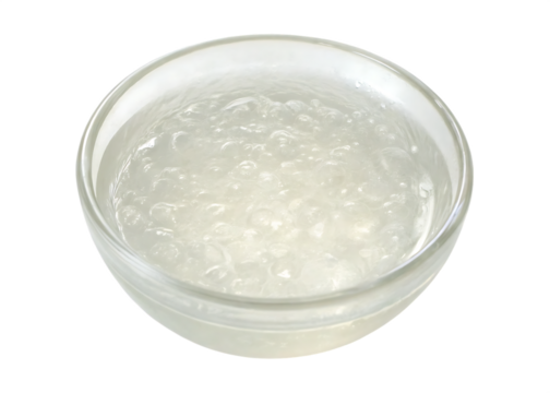  glycerin gel in bowl isolated on white background PNG, AI GENERATED