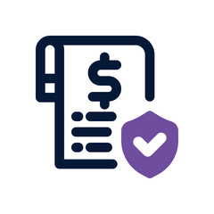 insurance duotone icon. Sleek and modern vector icon for websites, mobile apps, marketing materials, and corporate design. Fully scalable and ready to use.